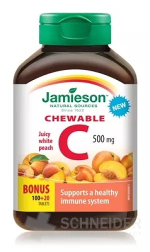 JAMIESON VITAMIN C 500 mg Pfirsich