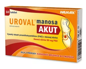 Uroval Manosa Akut 10 Tbl.