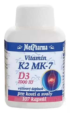 MedPharma VITAMIN K2 MK-7 + D3 1000 IE