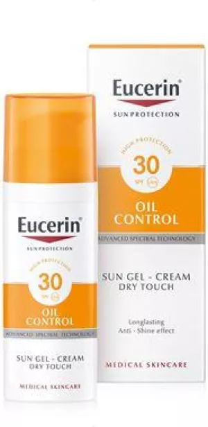 Eucerin Schützendes Sonnencreme-Gel für das Gesicht Oil Control SPF 30 50 ml