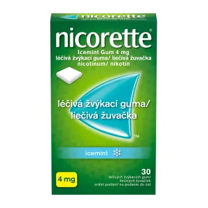 Nicorette® Icemint Gum 4 mg medizinischer Kaugummi