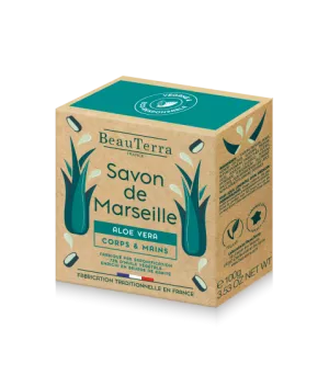 BeauTerra - traditionelle feste Aloe-Vera-Seife aus Marseille