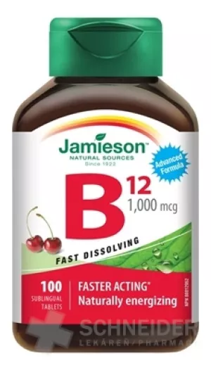 JAMIESON VITAMIN B12 METHYLCOBALAMIN 1000 µg