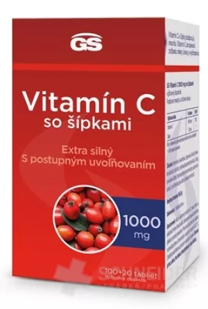 GS Vitamin C 1000 mg mit Pfeilen