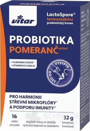 VITAR PROBIOTIKA + Ballaststoffe + Vitamine C und D3