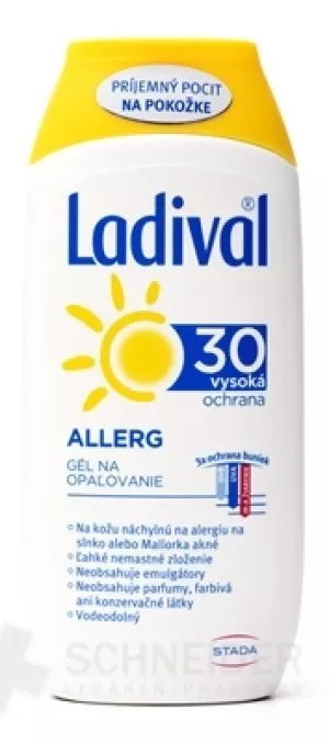 LADIVAL ALLERG 30OF GEL NA OP.200ML