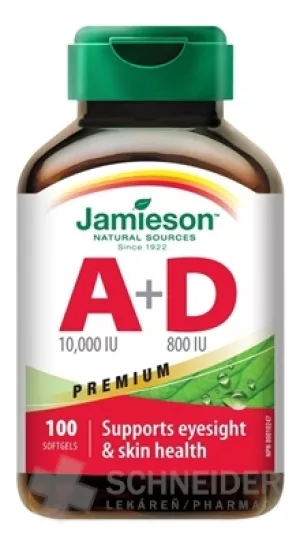 JAMIESON VITAMIN A + D PREMIUM