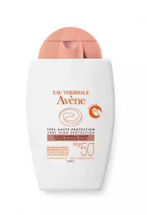 Avene Toning Mineral Fluid SPF 50+ 40 ml